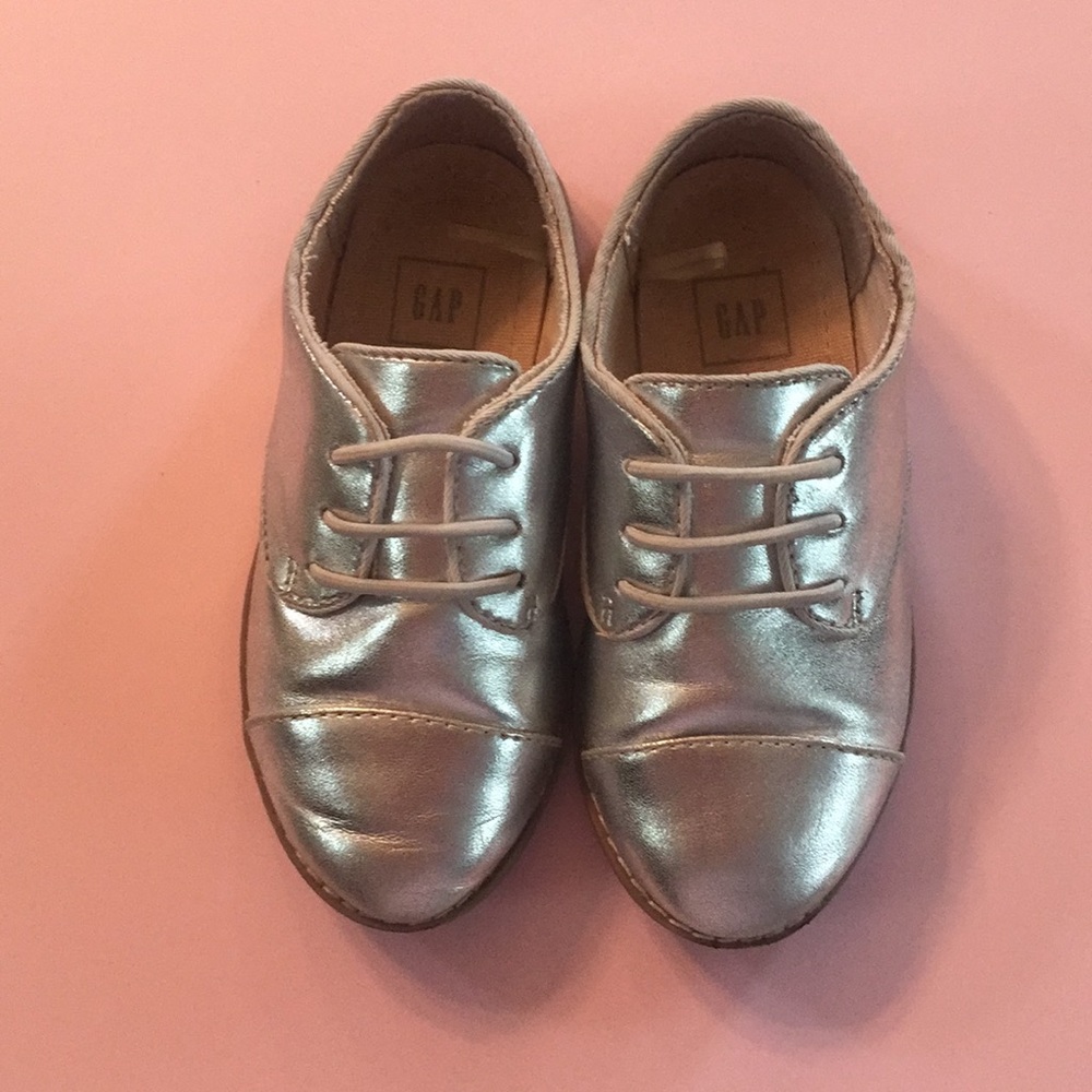 Baby Gap silver shoes